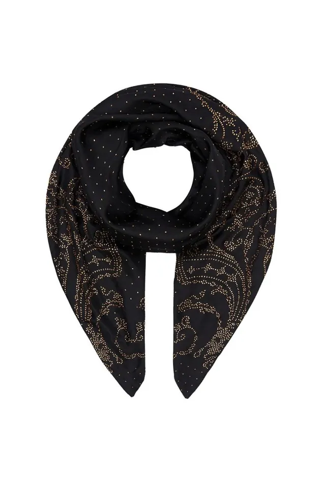 Camilla Scarves Women Large Square Scarf Luxe Black
