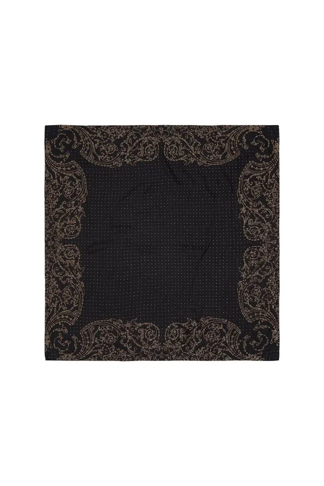 Camilla Scarves Women Large Square Scarf Luxe Black