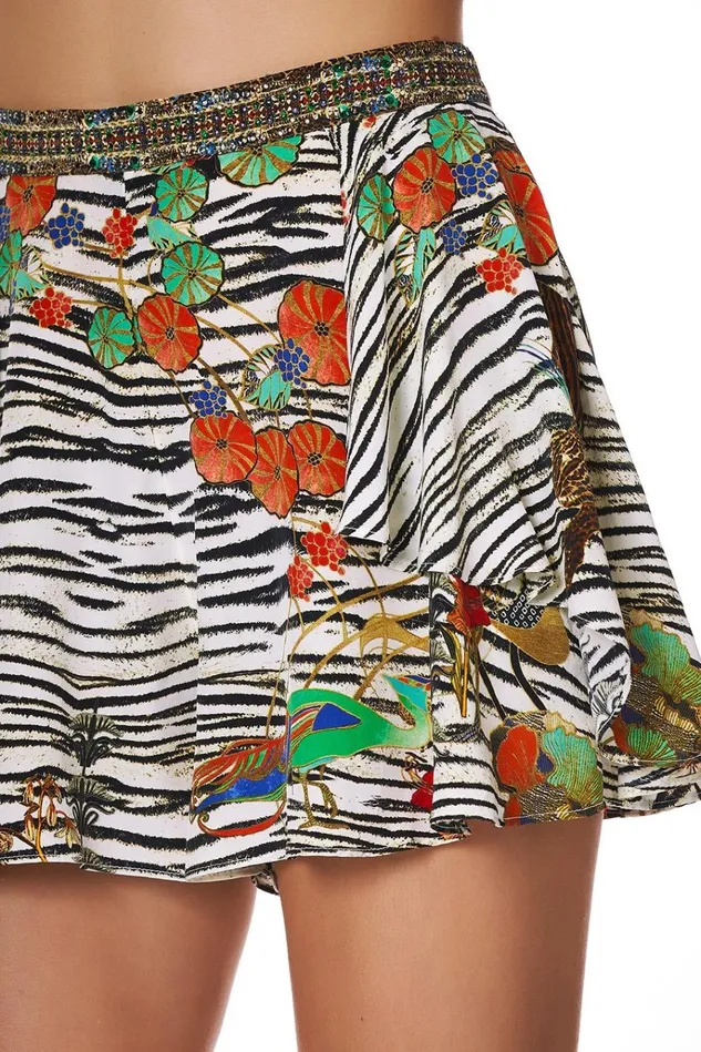 Camilla Shorts Women Front Overlay Short Cosmic Conflict