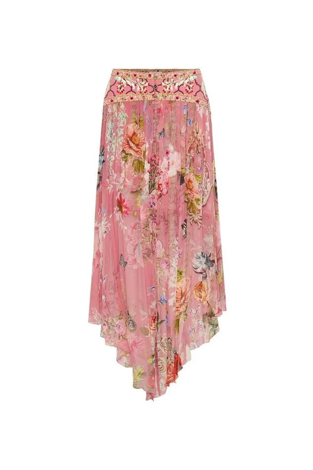 Camilla Skirts Women Shaped Waist Skirt Patchwork Heart