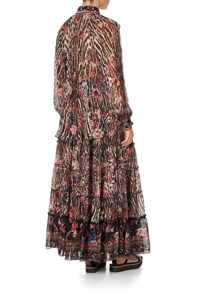 Camilla Skirts Women Shirred Waist Tiered Circle Skirt Liv A Little