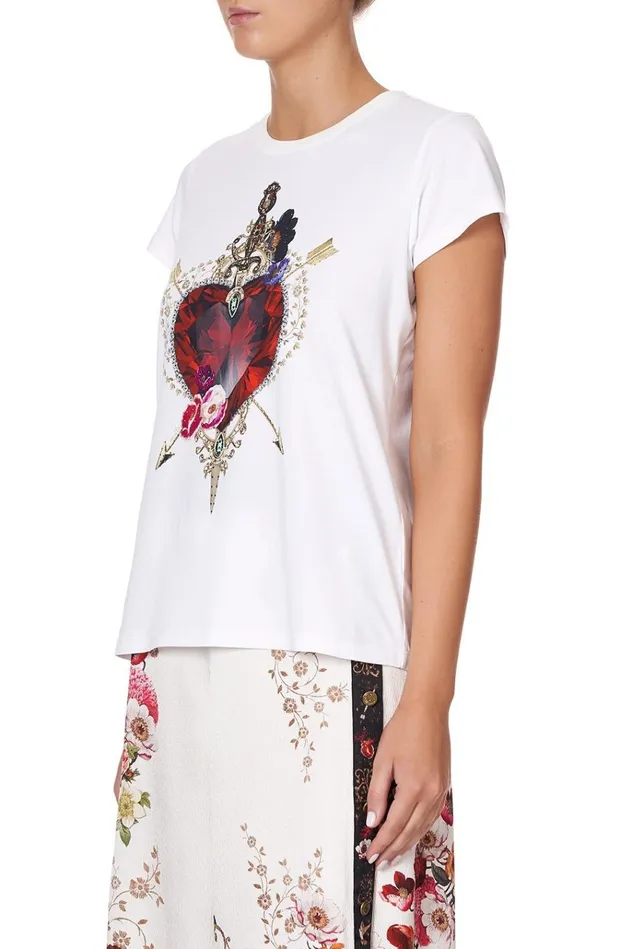 Camilla Tees Women Slim Fit Round Neck Tshirt Fairy Godmother
