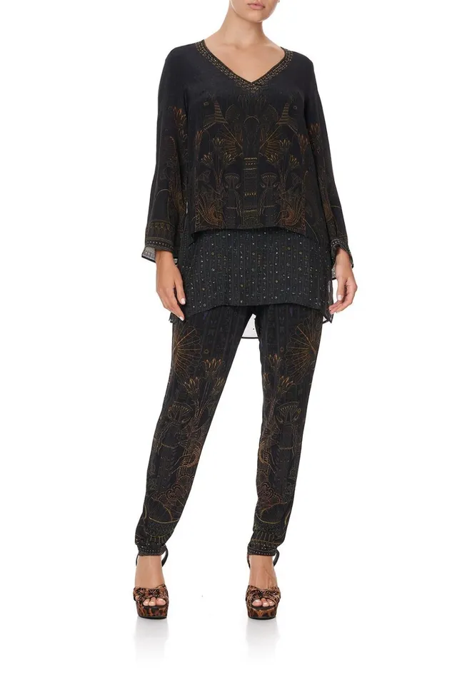 Camilla Tops Women Blouse With Side Split Cobra King