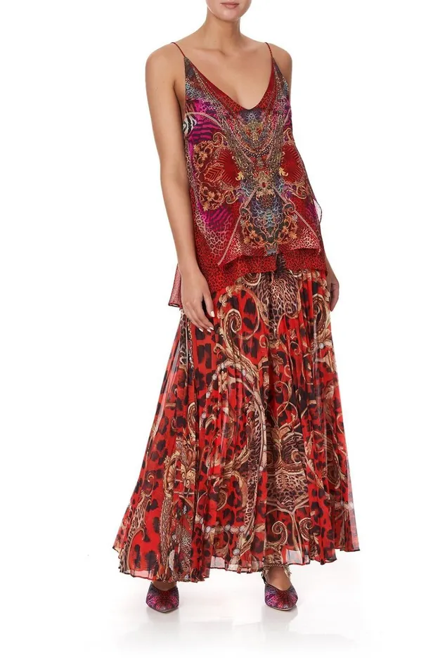 Camilla Tops Women Multi Layer V Neck Top Slave To The Rhythm