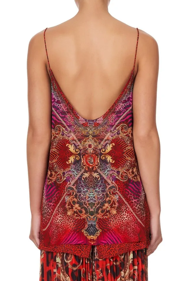 Camilla Tops Women Multi Layer V Neck Top Slave To The Rhythm