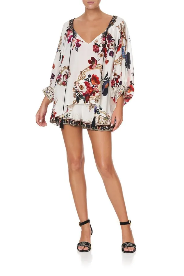 Camilla Tops Women Raglan Sleeve Blouse With Cuff Fairy Godmother