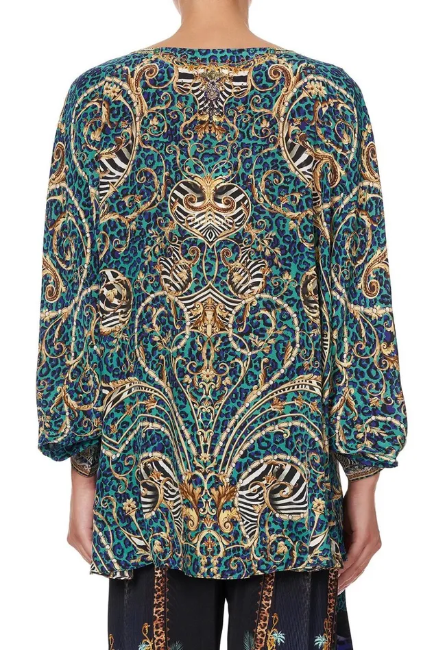 Camilla Tops Women Raglan Sleeve Blouse With Cuff Shes Got Grace