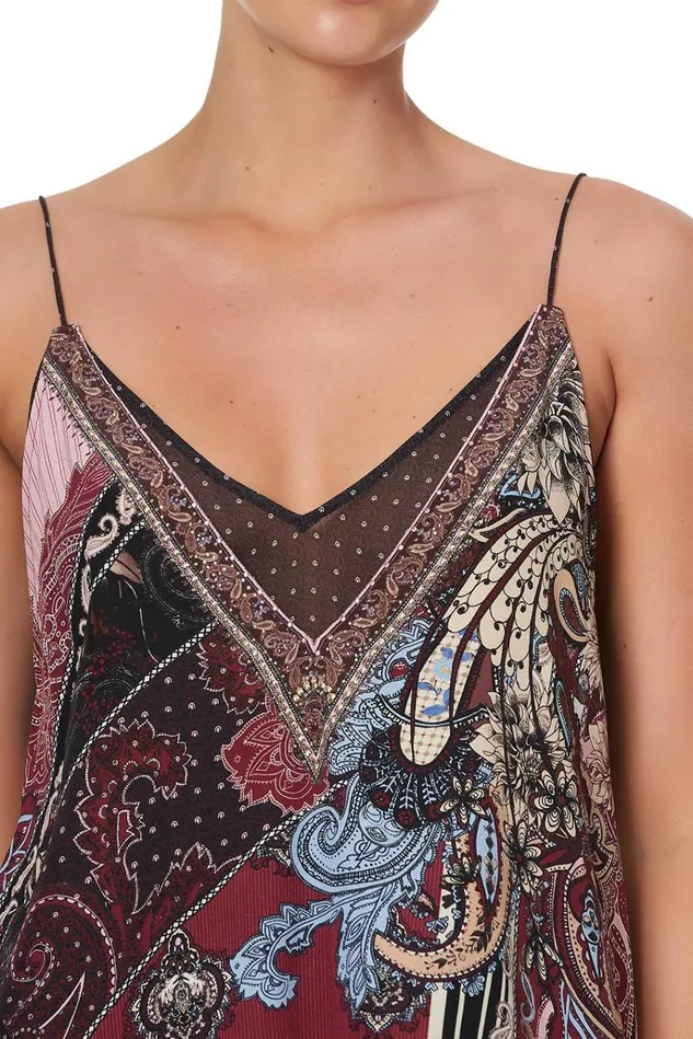 Camilla Tops Women Strap Top With Sheer Underlay Tale Of The Fire Bird