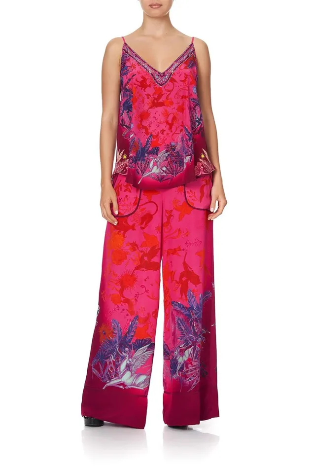 Camilla Tops Women V Neck Cami Tropic Of Neon