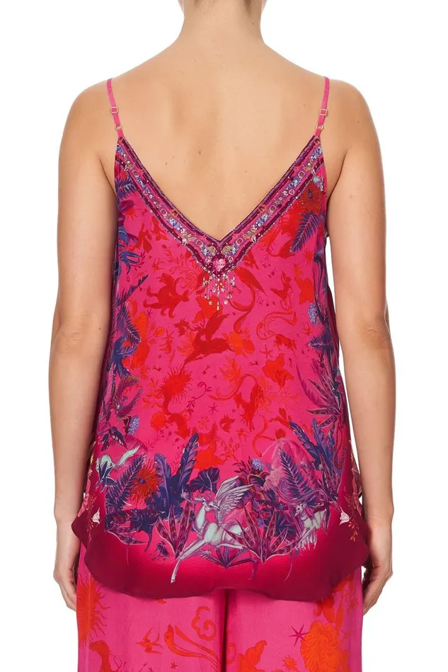 Camilla Tops Women V Neck Cami Tropic Of Neon