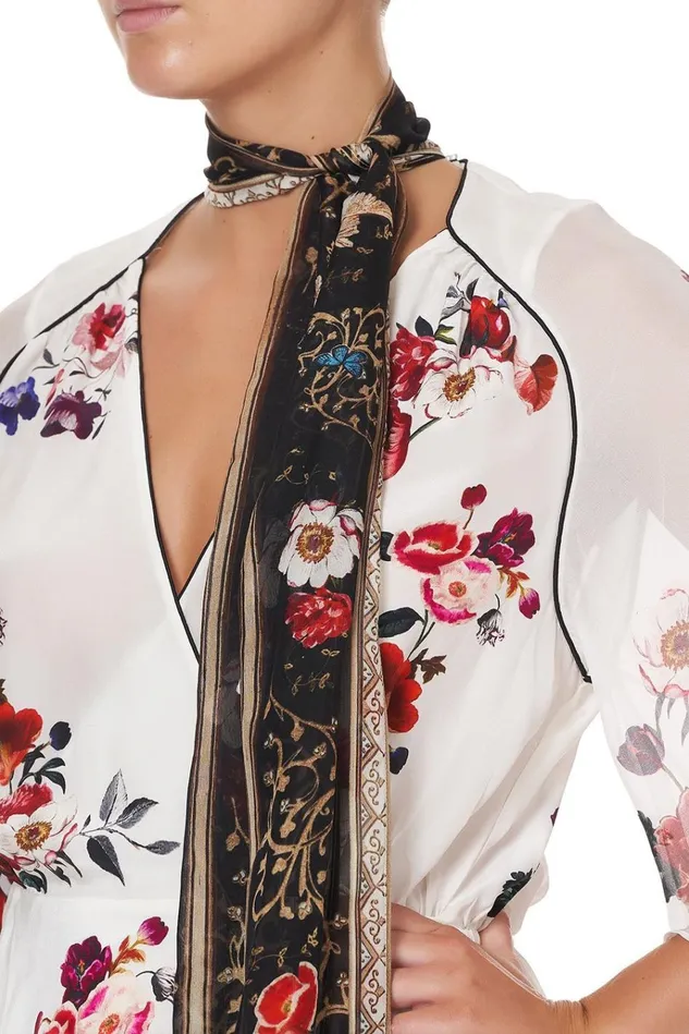 Camilla Tops Women Wrap Top With Neck Tie Fairy Godmother