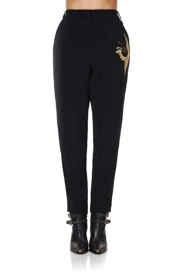 Camilla Trousers and Leggings Women Basic Drop Crotch Pant Wise Wings