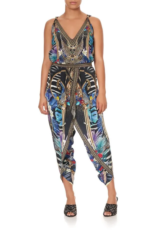 Camilla Trousers and Leggings Women Gathered Wrap Front Trouser Rainbow Room