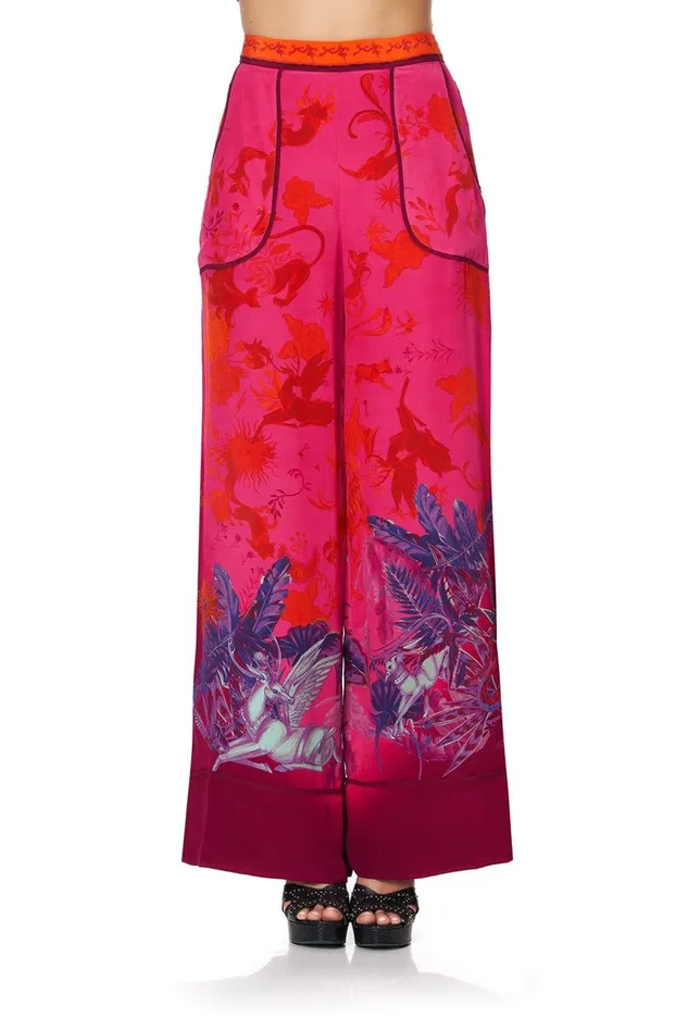 Camilla Trousers and Leggings Women Lounge Trouser With Cuffs Tropic Of Neon