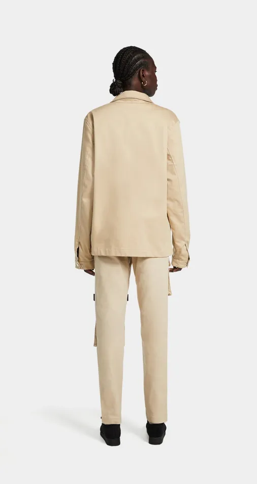 Cargo Coach Jacket Beige Beige Men Daily Paper Jackets