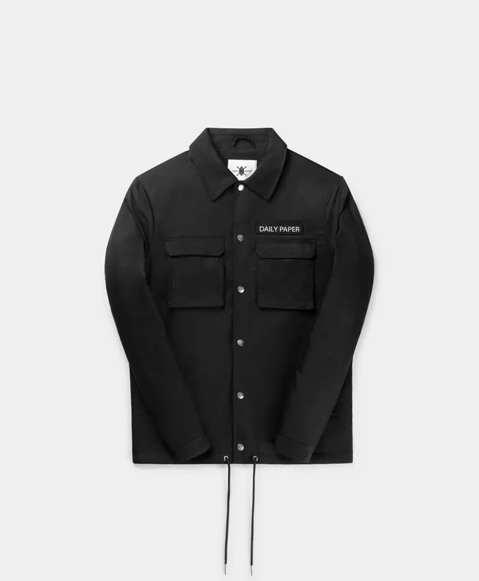 Cargo Coach Jacket Black Black Women Daily Paper Jackets