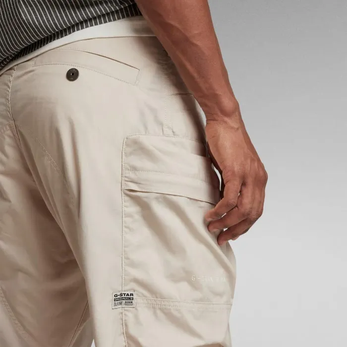 Cargos and Chinos Men GStar RAW Sobiru Cargo Pants Whitebait