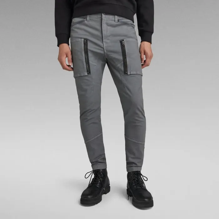 Cargos and Chinos Men GStar RAW Zip Pocket 3D Skinny Cargo Pants Axis