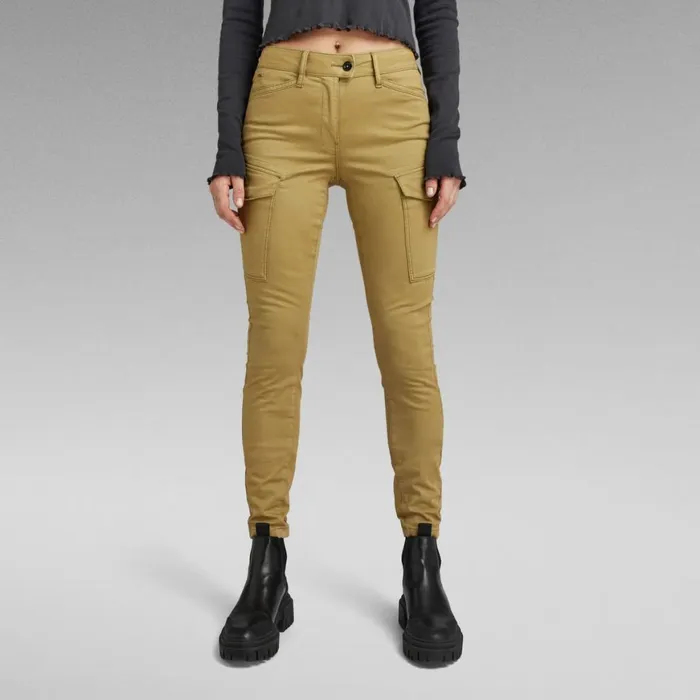 Cargos and Chinos Women GStar RAW Blossite GShape Army High Skinny Jeans Fresh Army Green Cargos and Chinos Women GStar RAW Blossite GShape Army High Skinny Jeans Fresh Army Green