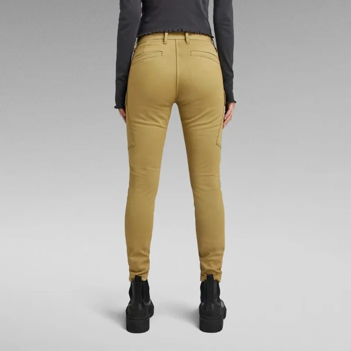Cargos and Chinos Women GStar RAW Blossite GShape Army High Skinny Jeans Fresh Army Green