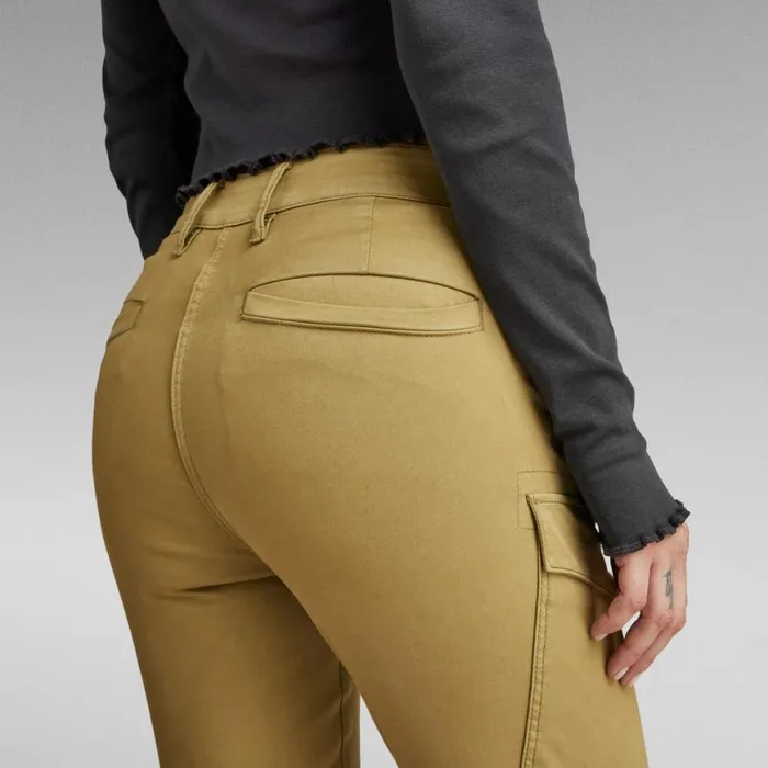 Cargos and Chinos Women GStar RAW Blossite GShape Army High Skinny Jeans Fresh Army Green