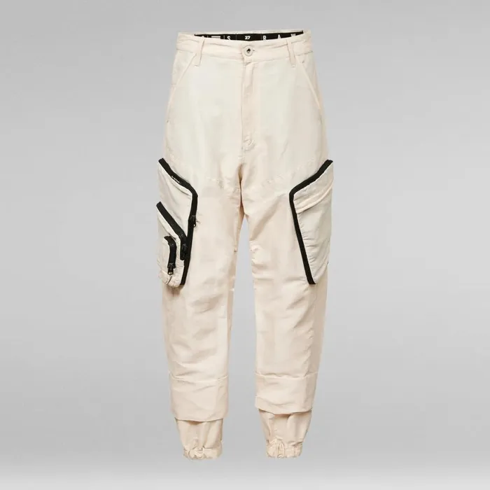 Cargos and Chinos Women GStar RAW E Multipocket Cargo Pants Whitebait