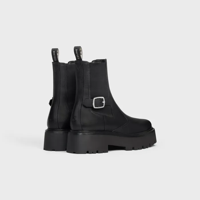 Celine Bulky Chelsea Boot In Calfskin Black Women CELINE BOOTS AND ANKLE BOOTS