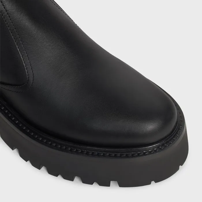 Celine Bulky Chelsea Boot In Calfskin Black Women CELINE BOOTS AND ANKLE BOOTS