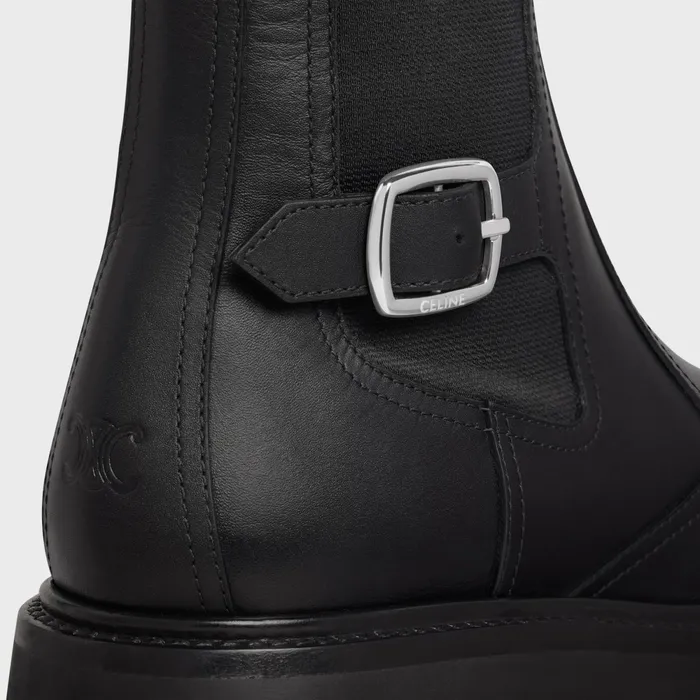 Celine Bulky Chelsea Boot In Calfskin Black Women CELINE BOOTS AND ANKLE BOOTS