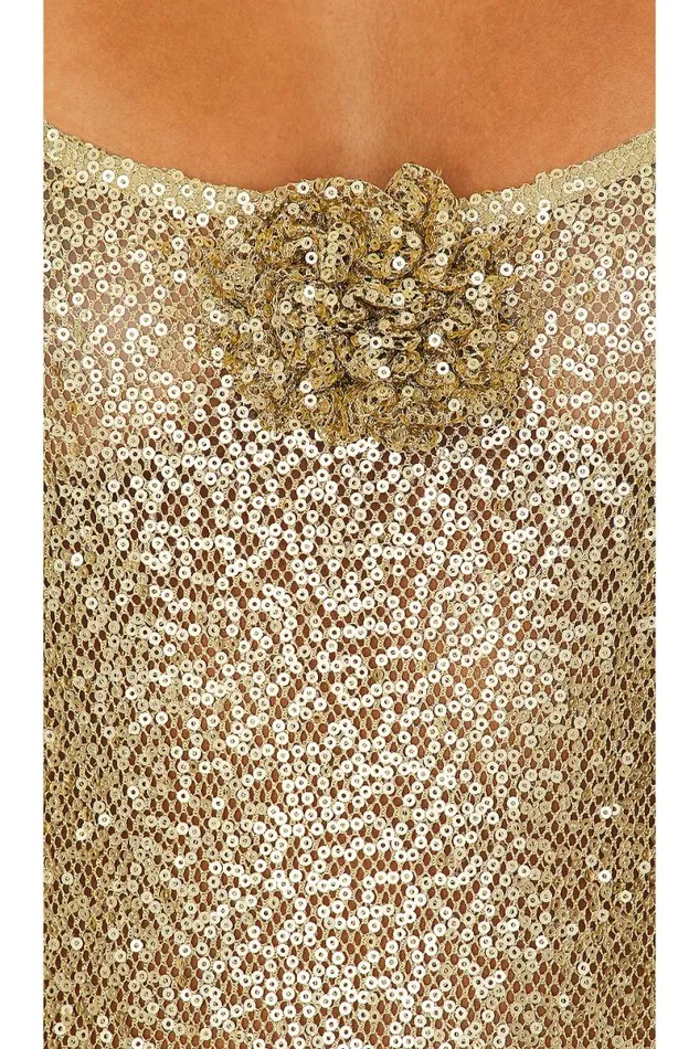 Charlotte Maxi Dress Gold Sand Women Lovers and Friends Dresses
