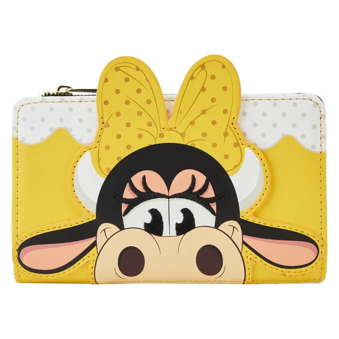 Clarabelle Cow Cosplay Bifold Wallet Unisex Loungefly Bags and Wallets