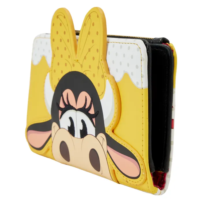 Clarabelle Cow Cosplay Bifold Wallet Unisex Loungefly Bags and Wallets Clarabelle Cow Cosplay Bifold Wallet Unisex Loungefly Bags and Wallets