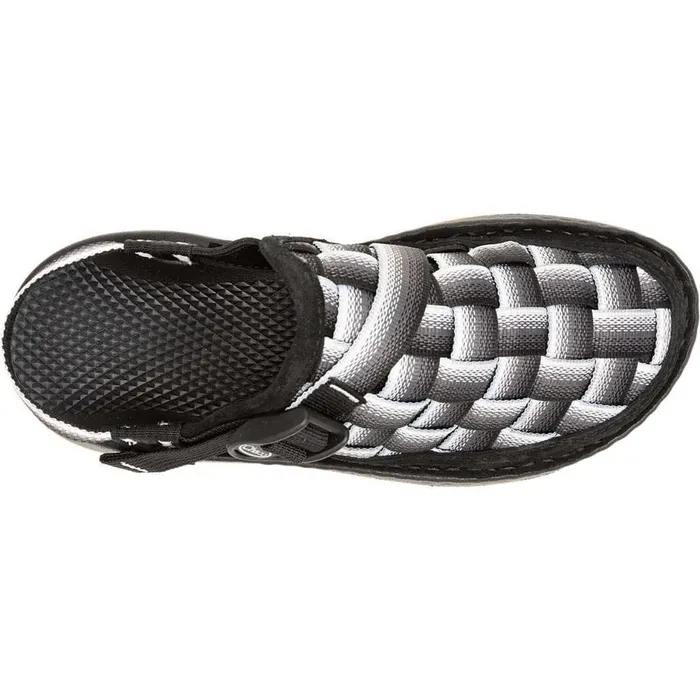 Clogs and SlipOns Women Chaco Canyon Woven Clog Fade Black and White Clogs and SlipOns Women Chaco Canyon Woven Clog Fade Black and White