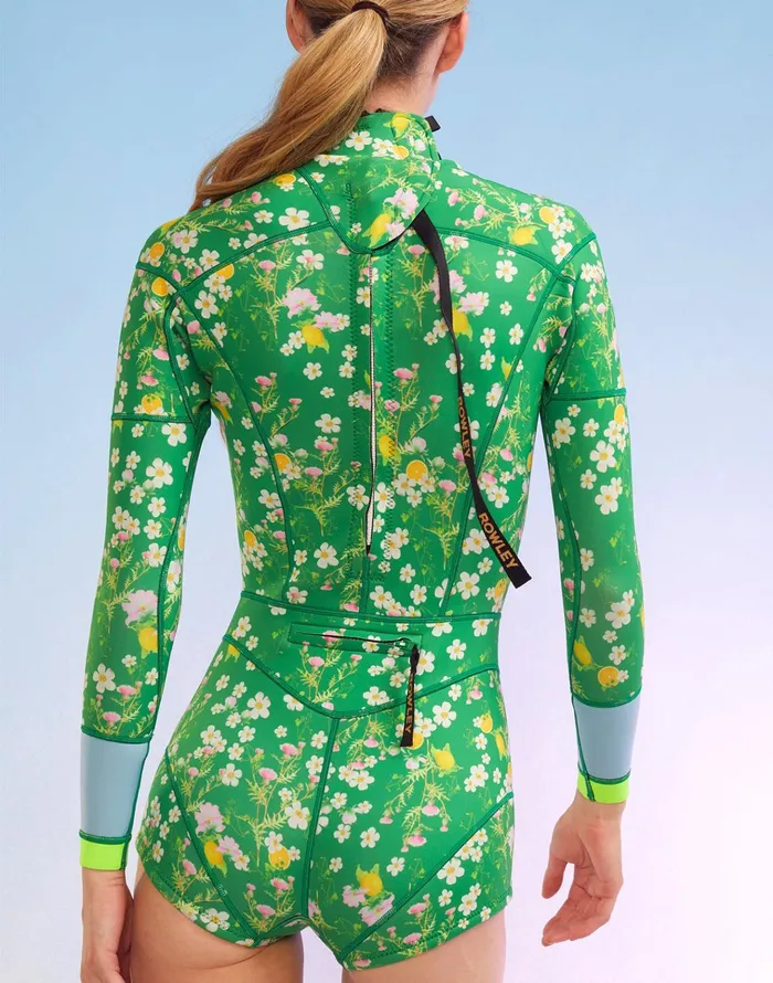 Clover Wetsuit 8211 Grnmt Women Cynthia Rowley Surf and Swim