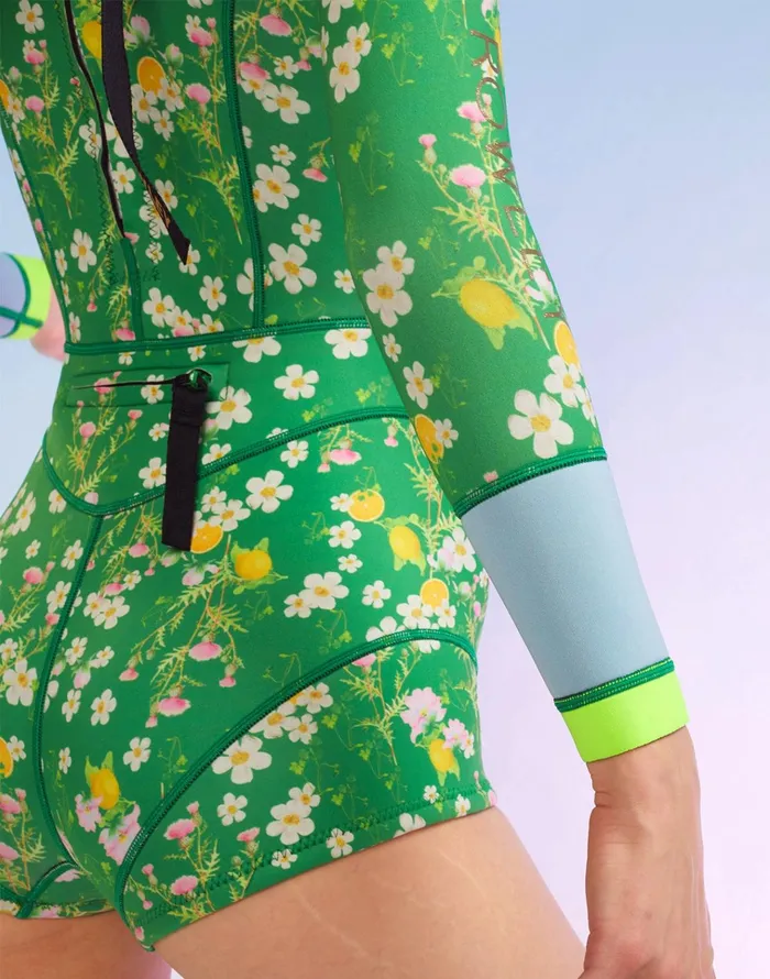 Clover Wetsuit 8211 Grnmt Women Cynthia Rowley Surf and Swim