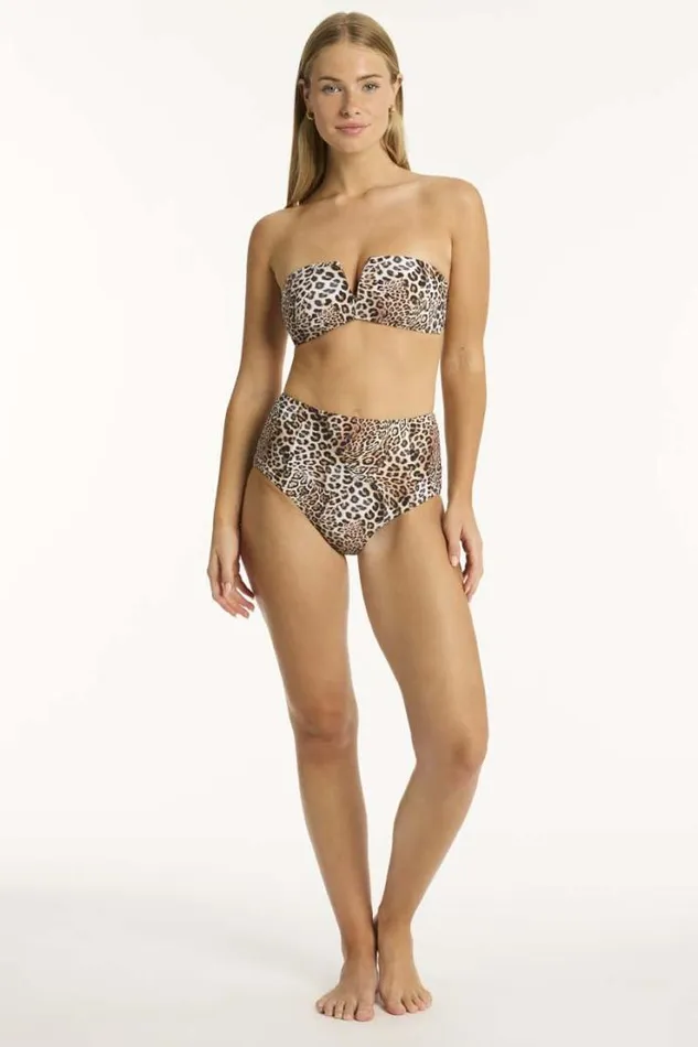 Congo Panelled High Waist Pant Congo Women Sea Level Bottoms