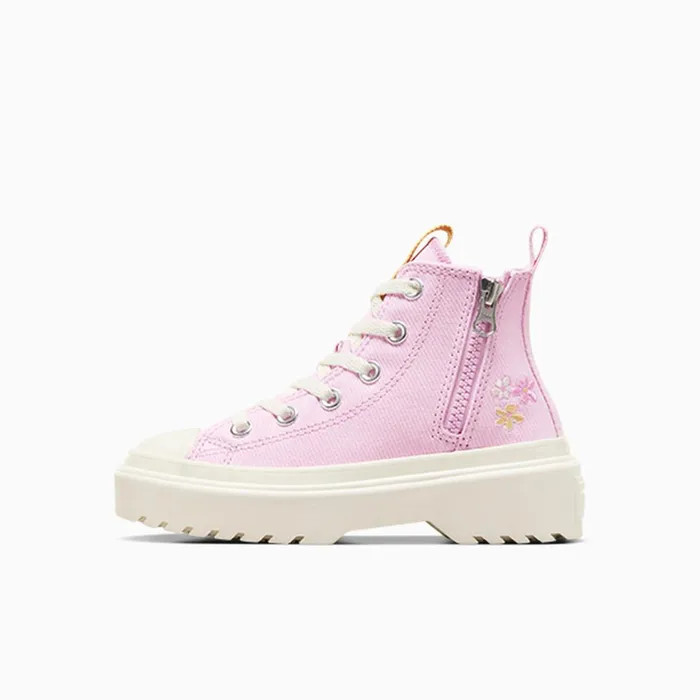 Converse EasyOn EasyOff Chuck Taylor All Star Lugged Lift Flowers Platform Stardust Lilac 8211 Kids