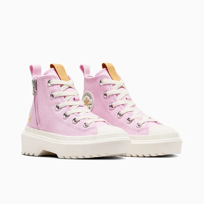 Converse EasyOn EasyOff Chuck Taylor All Star Lugged Lift Flowers Platform Stardust Lilac 8211 Kids