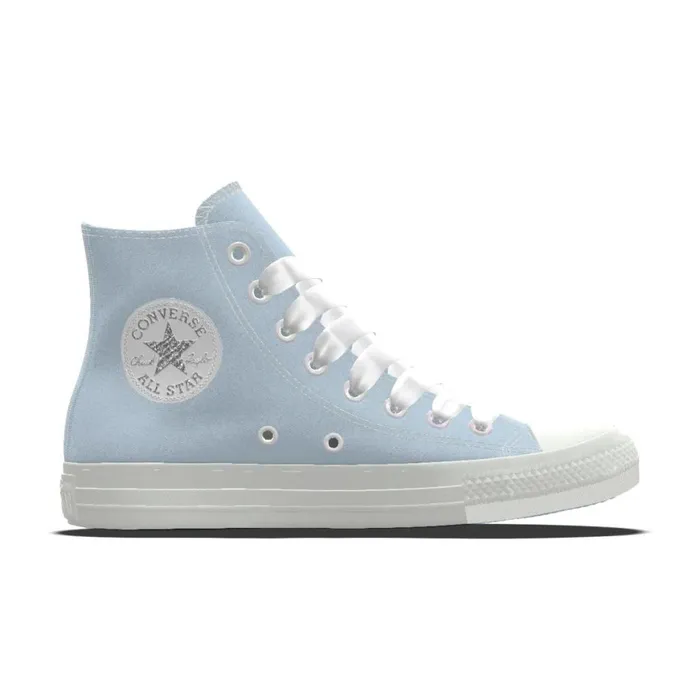 Converse High Top Custom Chuck Taylor All Star Premium Wedding By You Blue Just Married 8211 Women Converse High Top Custom Chuck Taylor All Star Premium Wedding By You Blue Just Married 8211 Women