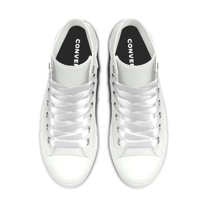 Converse High Top Custom Chuck Taylor All Star Premium Wedding By You White 8211 Women