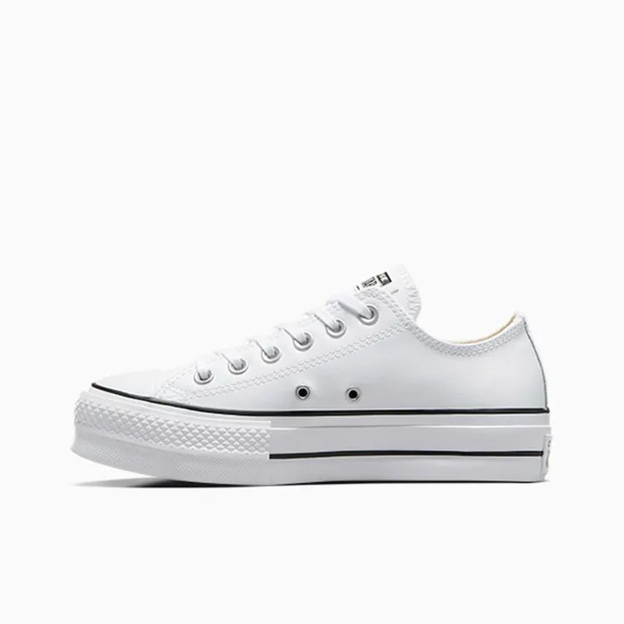 Converse Lift Platforms Chuck Taylor All Star Lift Platform Leather Whiteblackwhite 8211 Women