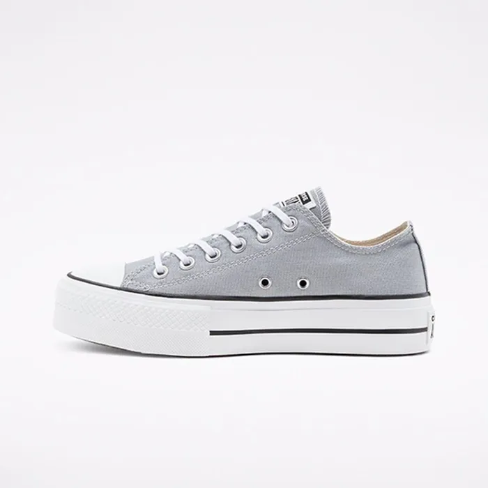 Converse Lift Platforms Chuck Taylor All Star Lift Wolf Greywhiteblack 8211 Women