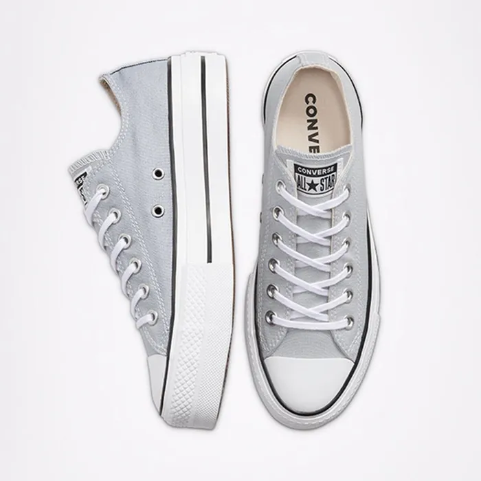 Converse Lift Platforms Chuck Taylor All Star Lift Wolf Greywhiteblack 8211 Women