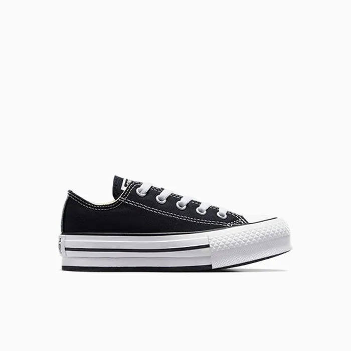 Converse Low Top Chuck Taylor All Star Lift Platform Blackwhiteblack 8211 Kids
