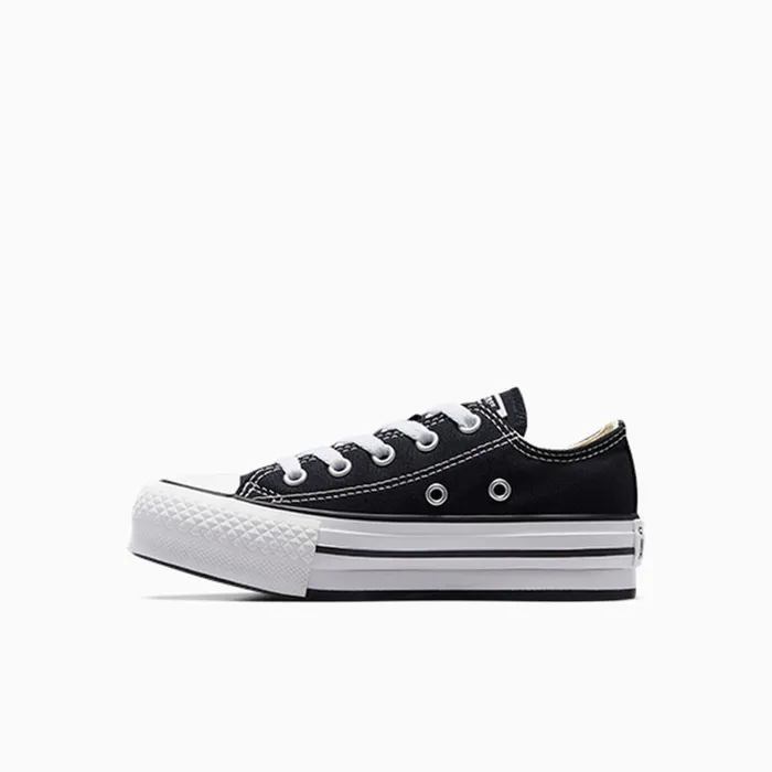 Converse Low Top Chuck Taylor All Star Lift Platform Blackwhiteblack 8211 Kids