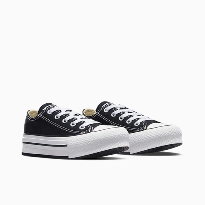 Converse Low Top Chuck Taylor All Star Lift Platform Blackwhiteblack 8211 Kids