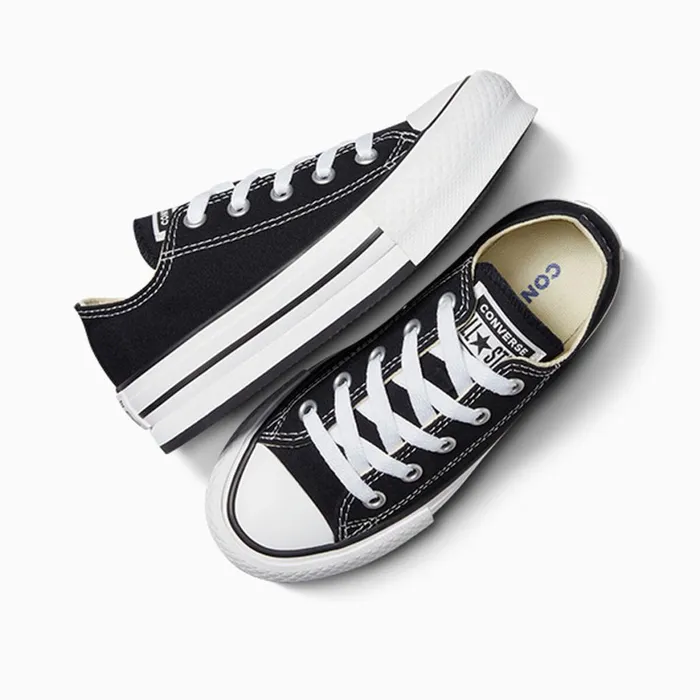Converse Low Top Chuck Taylor All Star Lift Platform Blackwhiteblack 8211 Kids