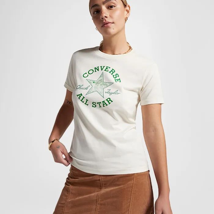 Converse Tops and Shirts Chuck Taylor Patch TShirt Converse Egret 8211 Women