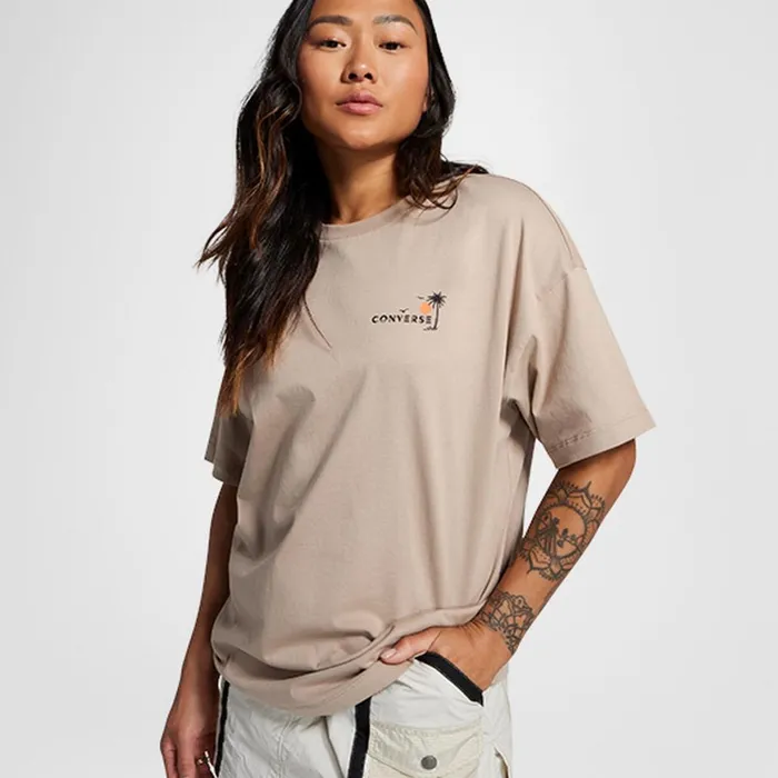 Converse Tops and Shirts Palm Trees TShirt Vintage Cargo Brown 8211 Women