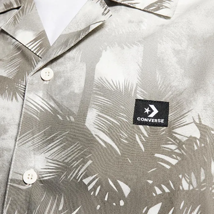 Converse Tops and Shirts Resort Palm Trees ButtonDown Shirt Black Palm 8211 Men